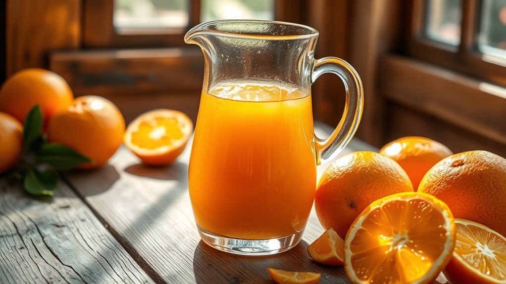 fresh pure juice extraction