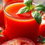 fresh tomatoes become savory juice