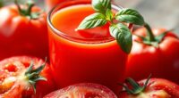 fresh tomatoes become savory juice