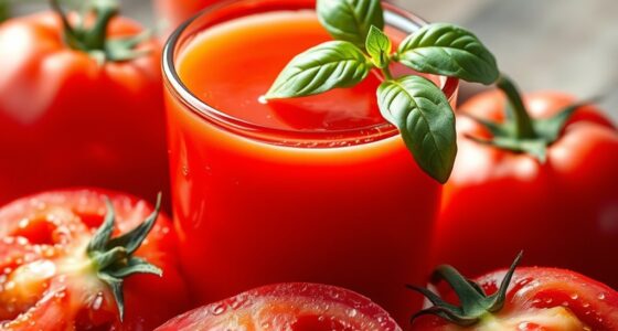 fresh tomatoes become savory juice