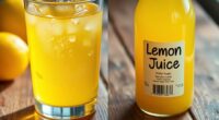 fresh vs bottled lemon juice