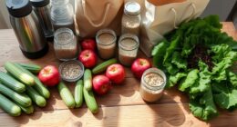 gathering supplies for cleanse