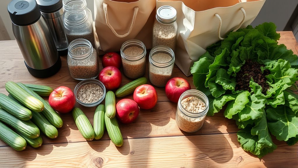 gathering supplies for cleanse