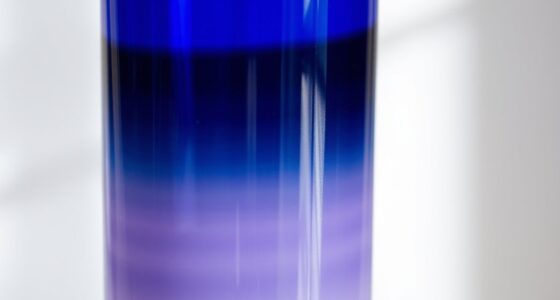 glass bottle gradient painting