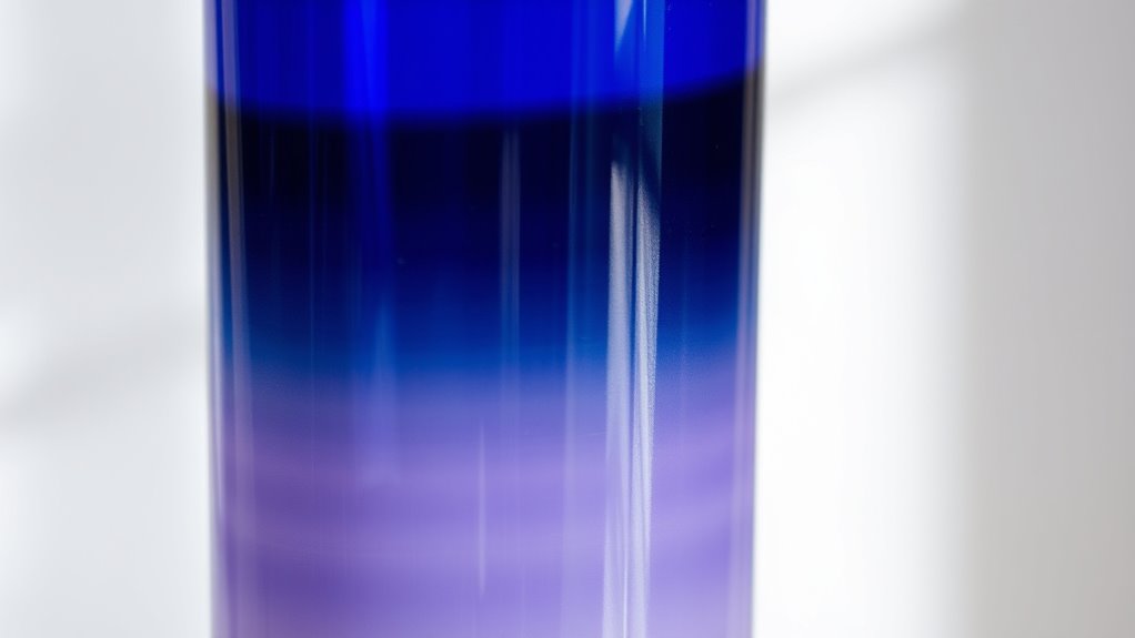 glass bottle gradient painting
