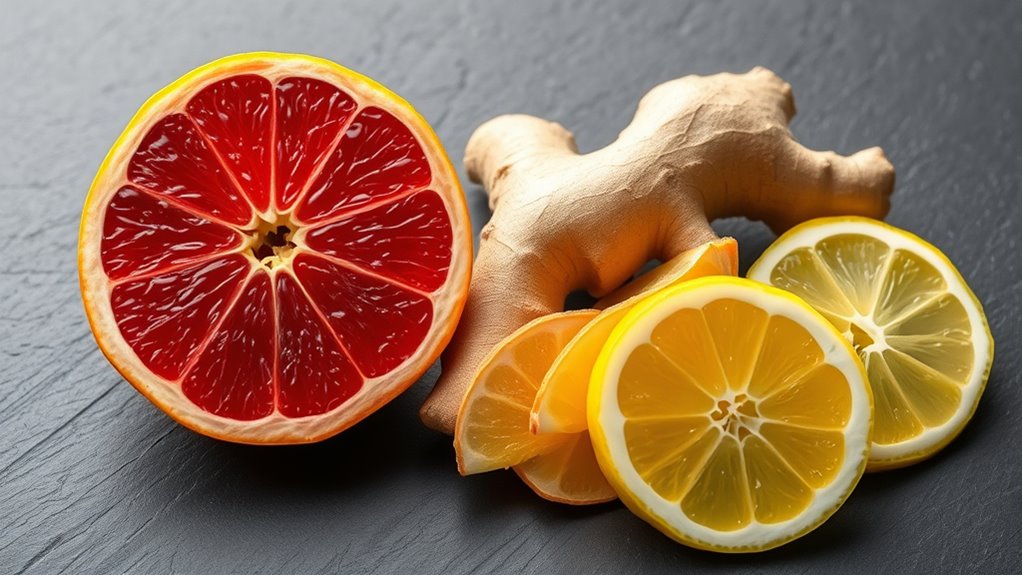 grapefruit ginger lemon