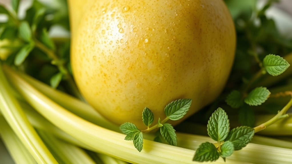 green herbal mindful relaxation