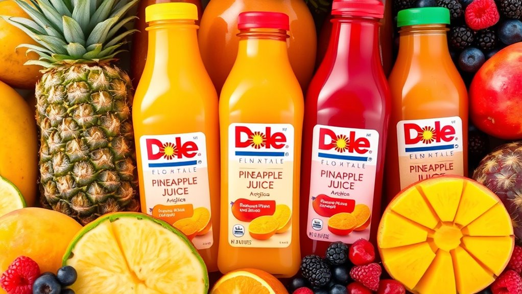 healthy natural fruit juices