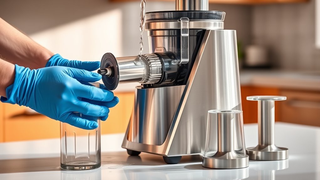 initial juice extractor setup