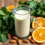 Pressed Juicery: Almond Milk, Greens, and Citrus Lines juice bar with almond milk