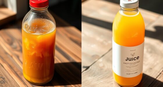 juice pasteurization differences