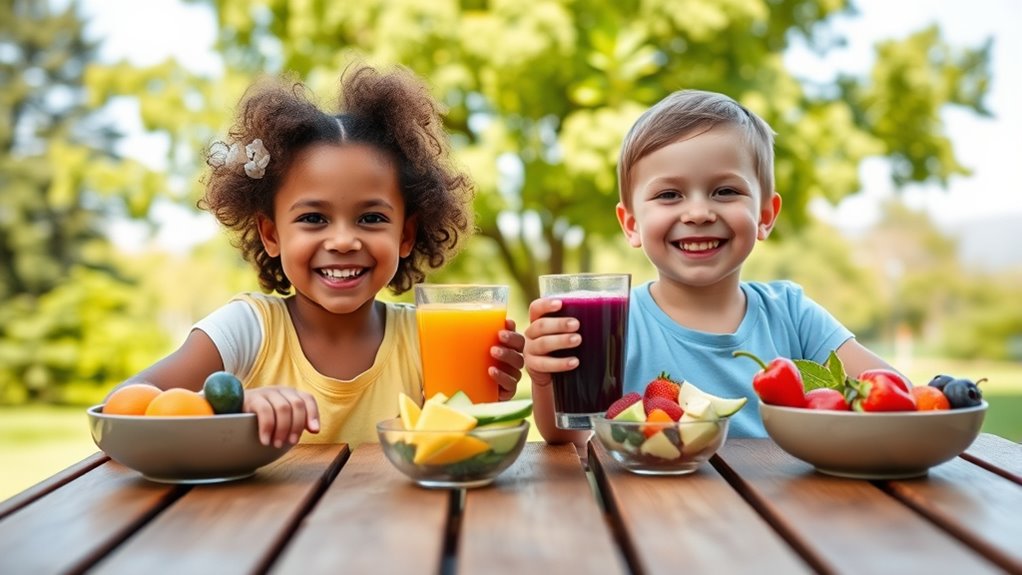 juice portion sizes nutrients