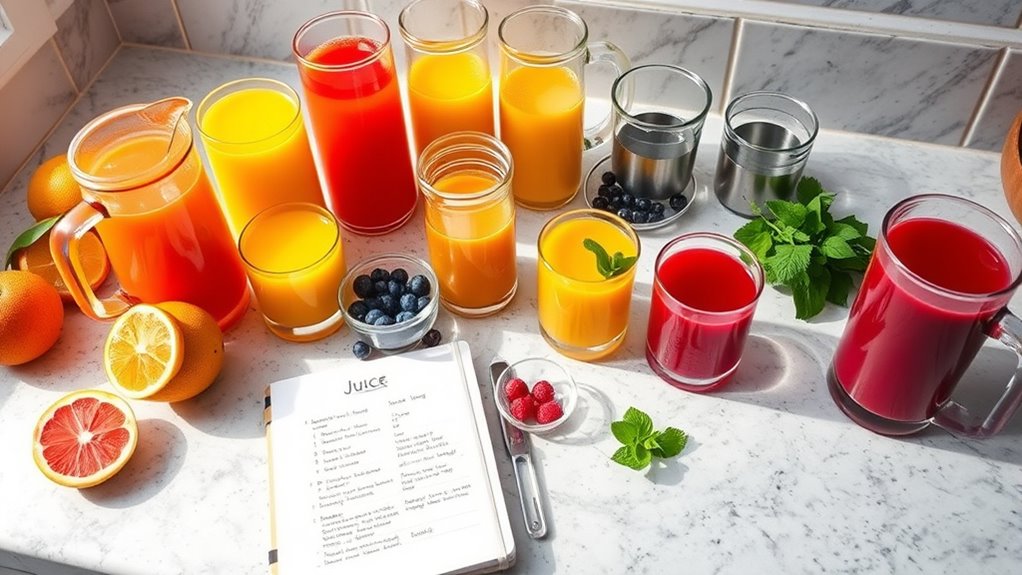 juice quantity and planning