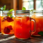 juice storage mason jar
