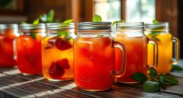 juice storage mason jar
