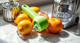juicing with kitchen tools