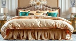 luxury king bed bedding