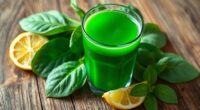 mild green spinach juice
