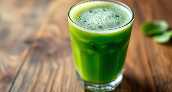 minimize foam in green juices
