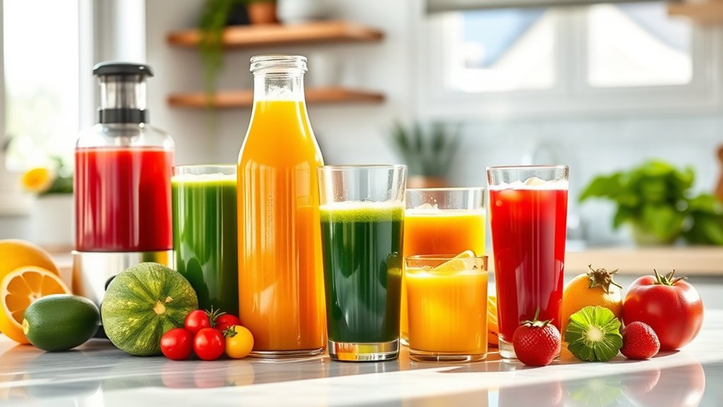 moderate balanced juice consumption