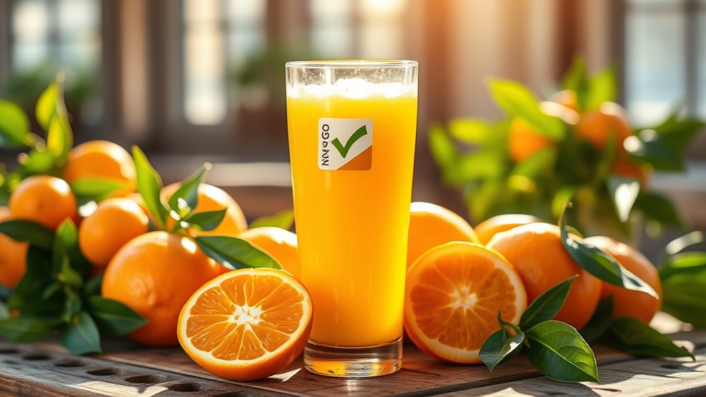 non gmo juice labels