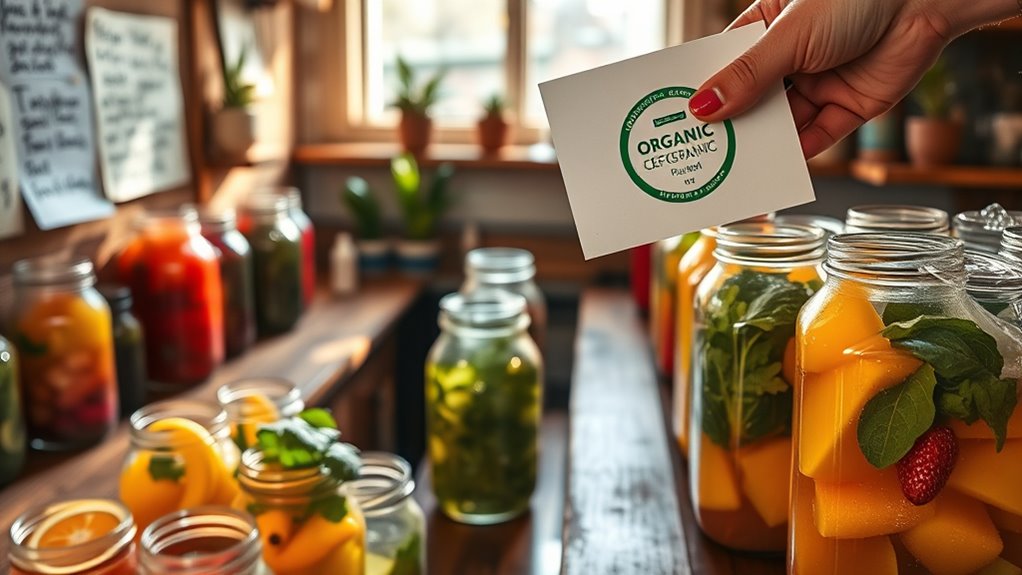 organic certification boosts credibility