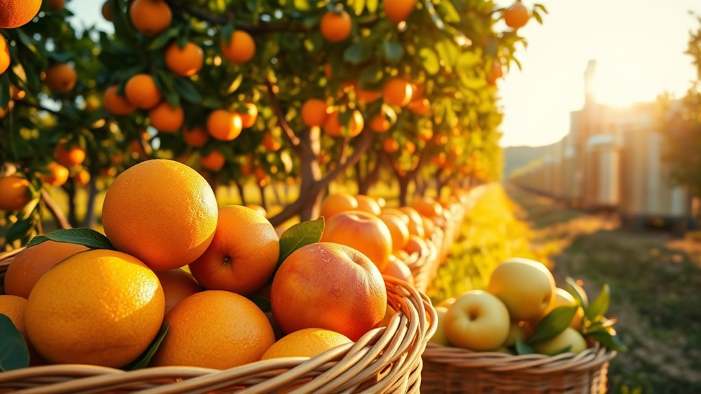 organic fruit supply chain