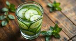 refreshing cucumber hydration drink