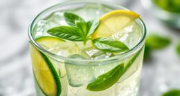 refreshing cucumber lime basil