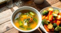 reintroducing soups and vegetables