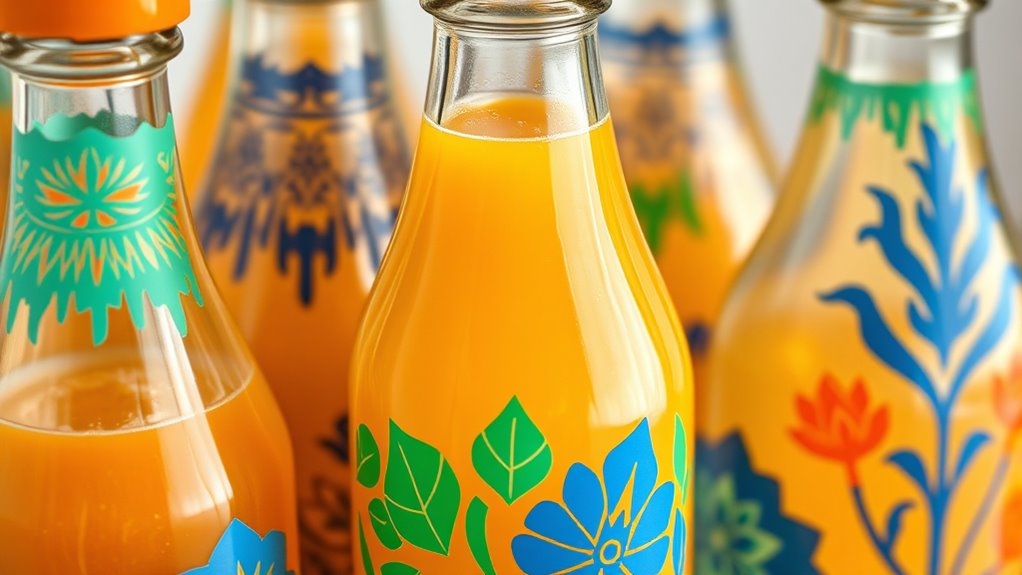 reusable bottle stencil art