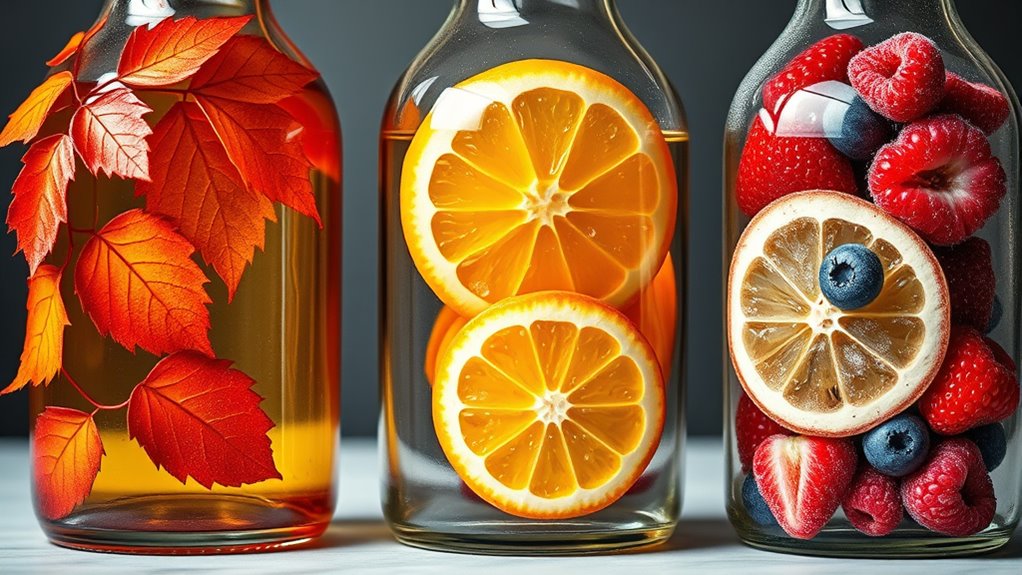 seasonal bottle art themes