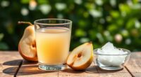 sweet gentle pear juice