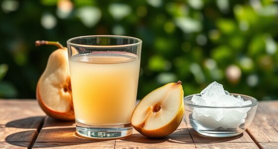 sweet gentle pear juice