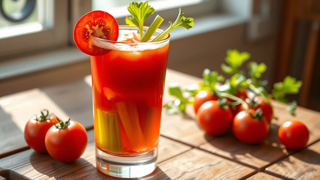 tomato celery brunch juice