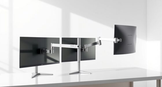 top dual monitor arms