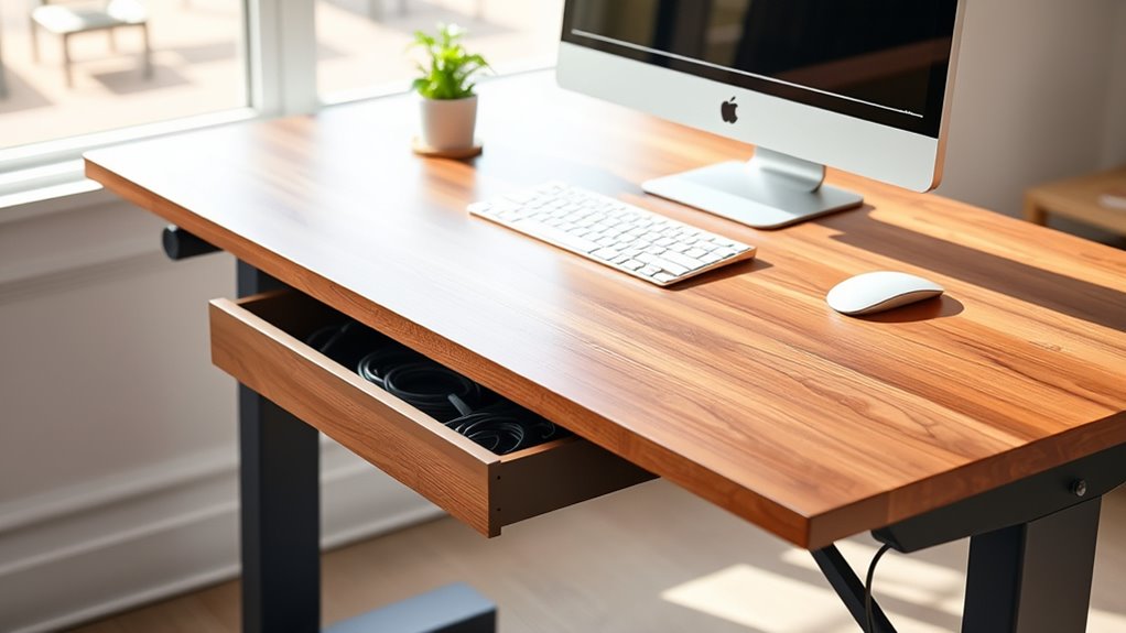 top sit stand desks