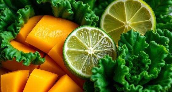 tropical mango kale lime