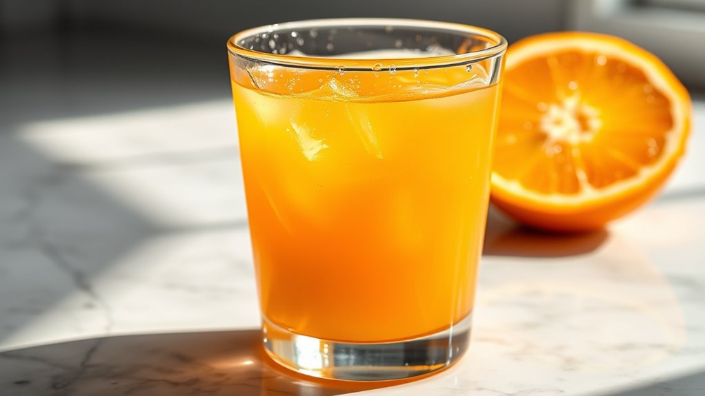 variety of orange juice