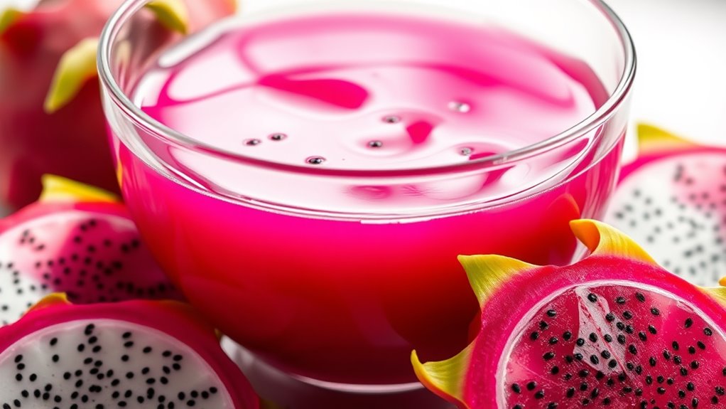 vibrant color subtle flavor