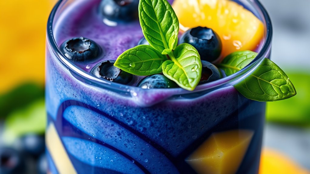 vibrant nutritious fruit blend