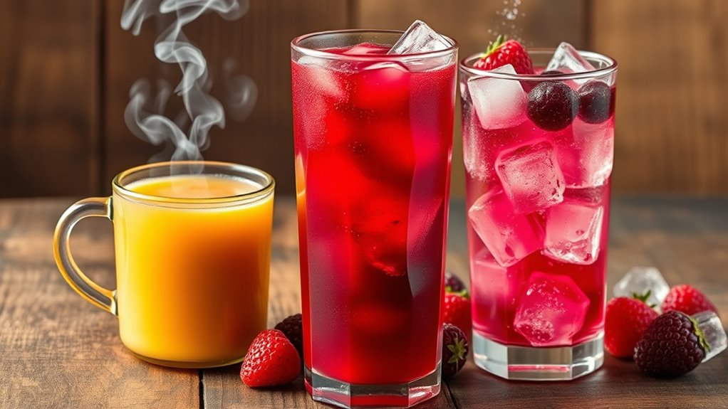 warm enhances flavor and digestion