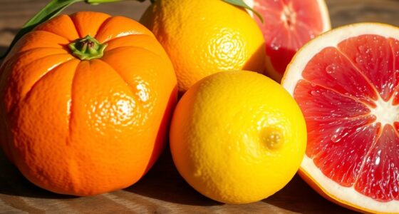 winter citrus fruit selection
