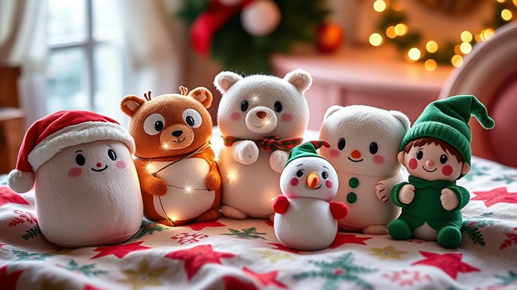 choosing cuddly holiday plush