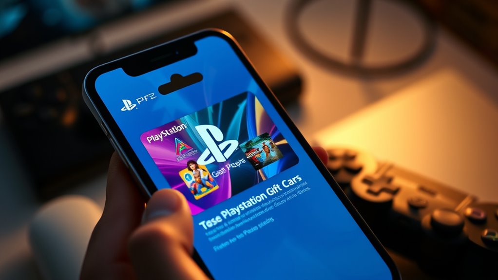 choosing playstation gift cards