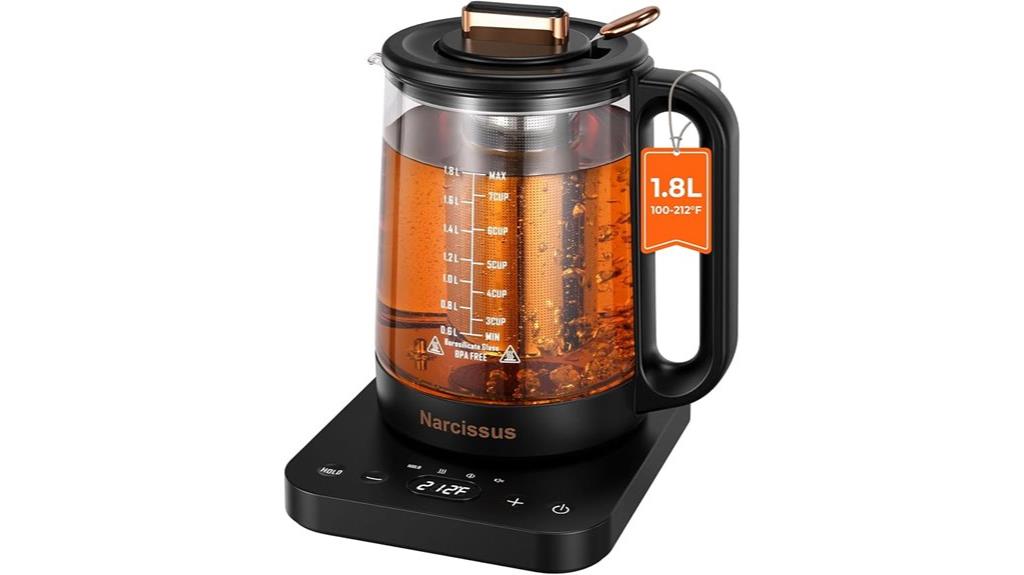 electric kettle with temperature control