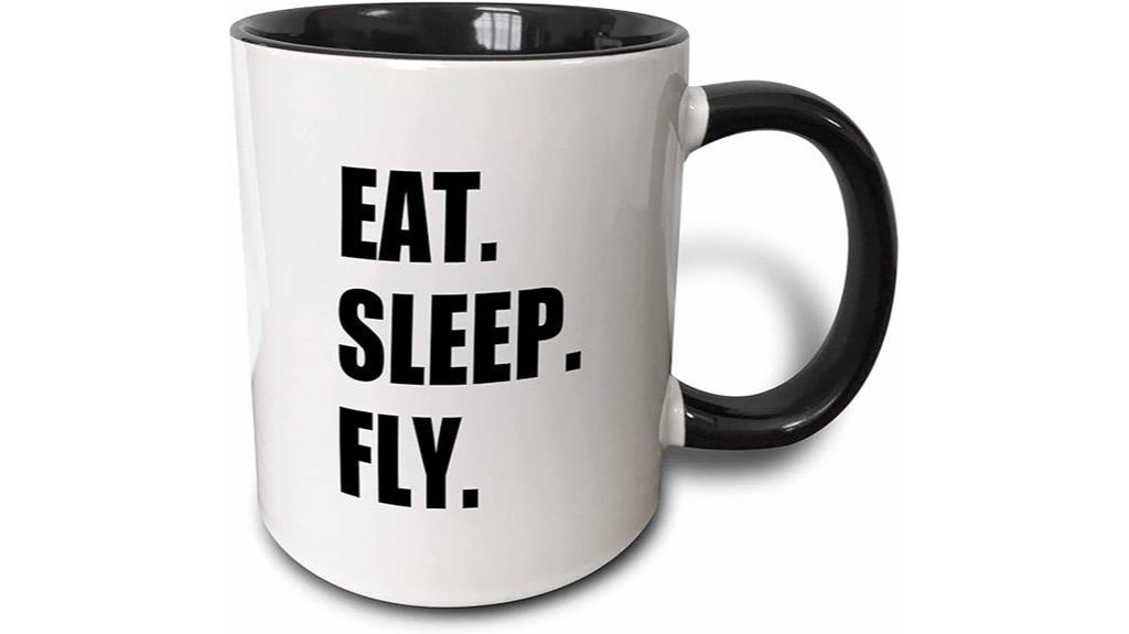 pilot and flight crew mug