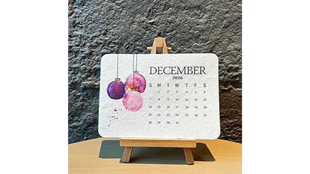 plantable love seed calendar