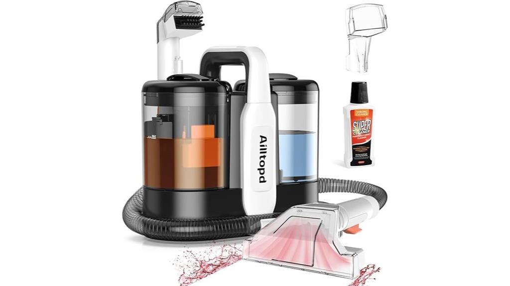 portable spot cleaner suction