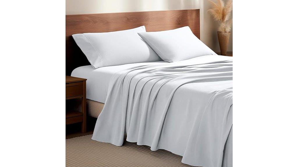 queen white flannel sheets